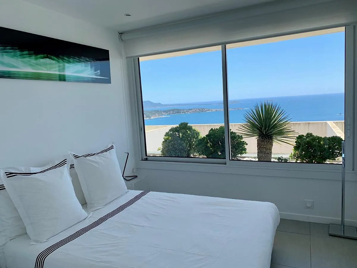 Design Apartment - Pool, Large Terrace And Panoramic Views Of Mediterranean Bandol